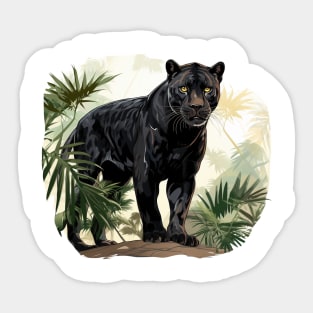 Jungle Panther Sticker